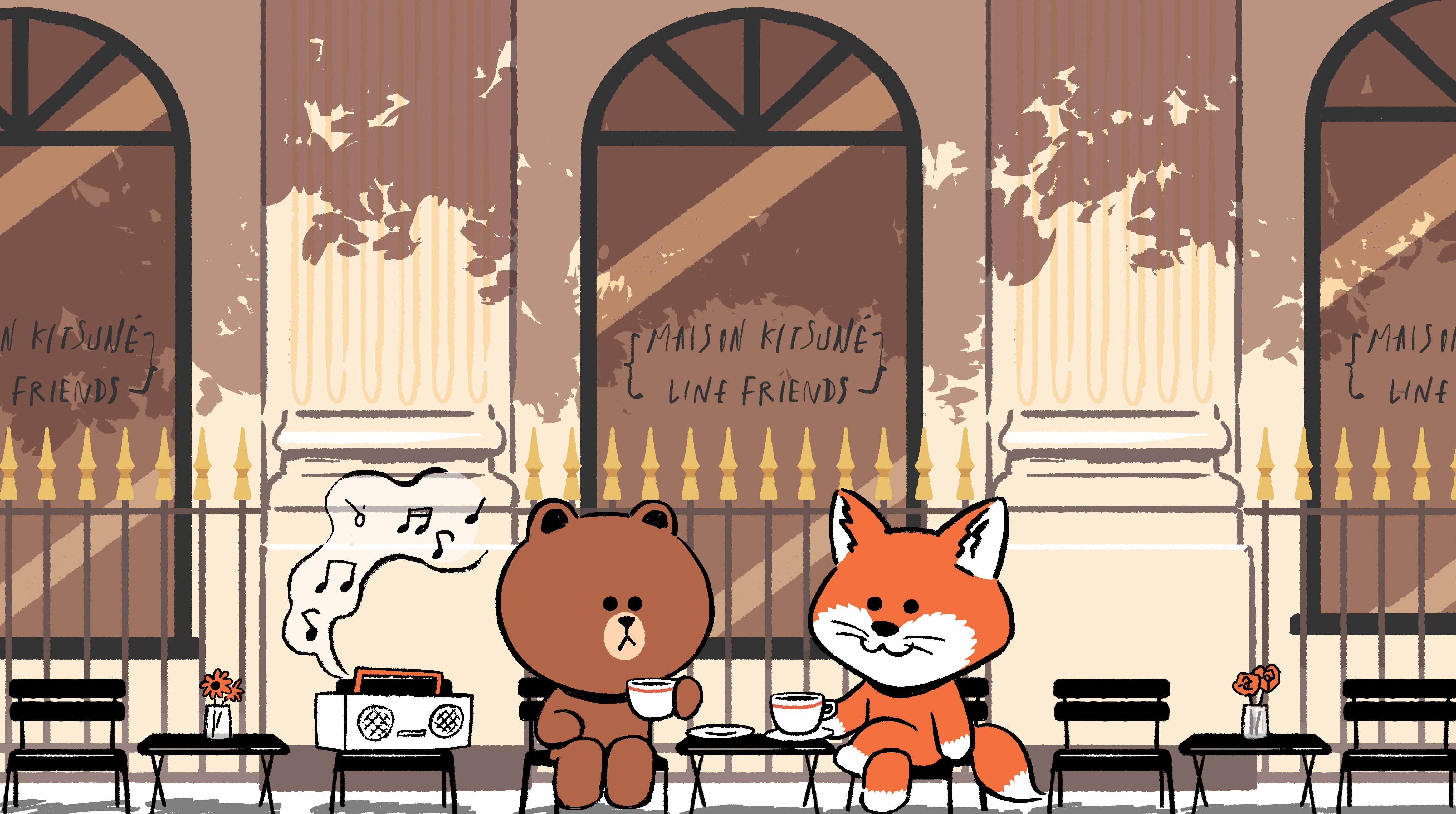 Maison Kitsuné x LINE FRIENDS First-ever Collaboration – kapok