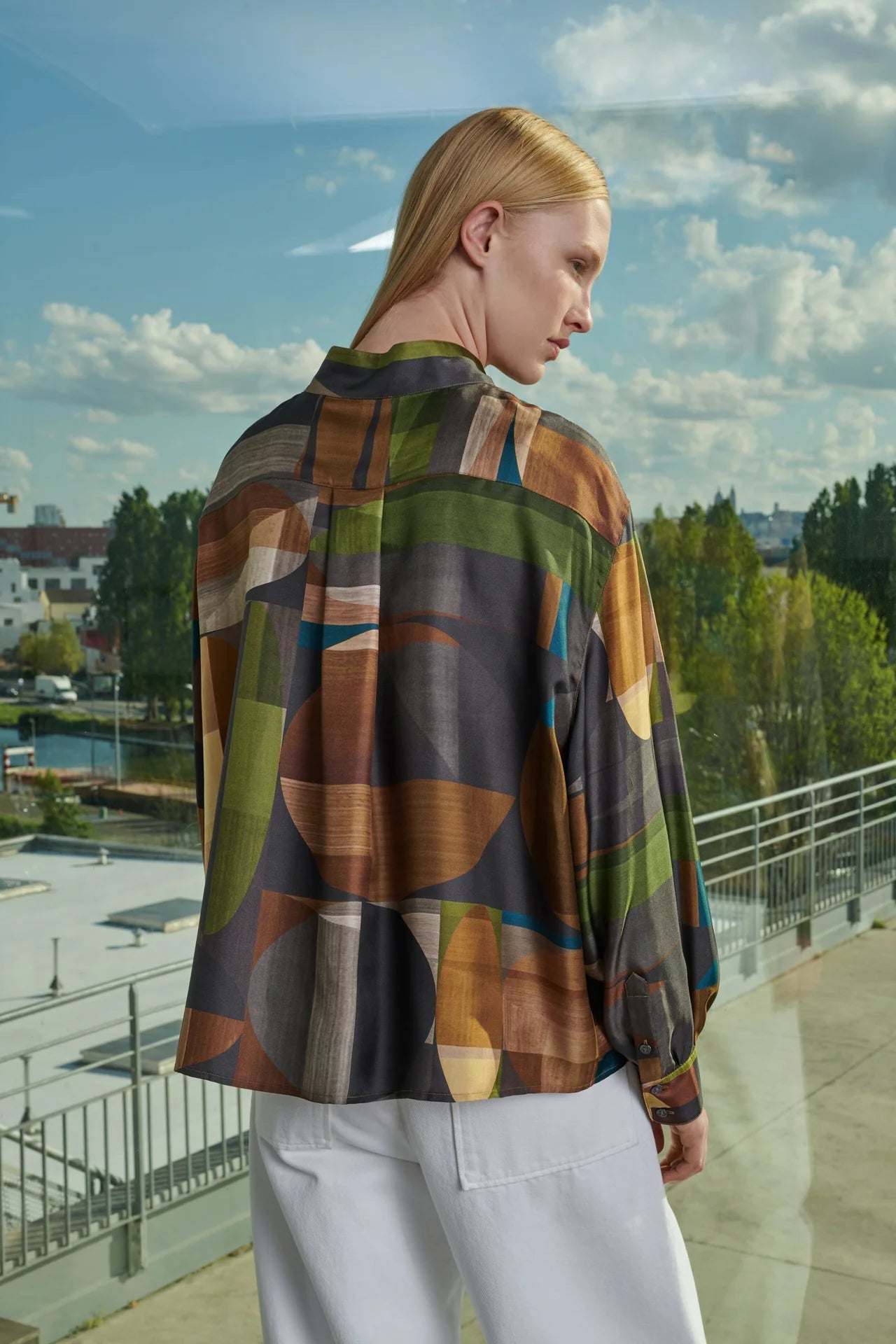 Vert Marron Rita Shirt