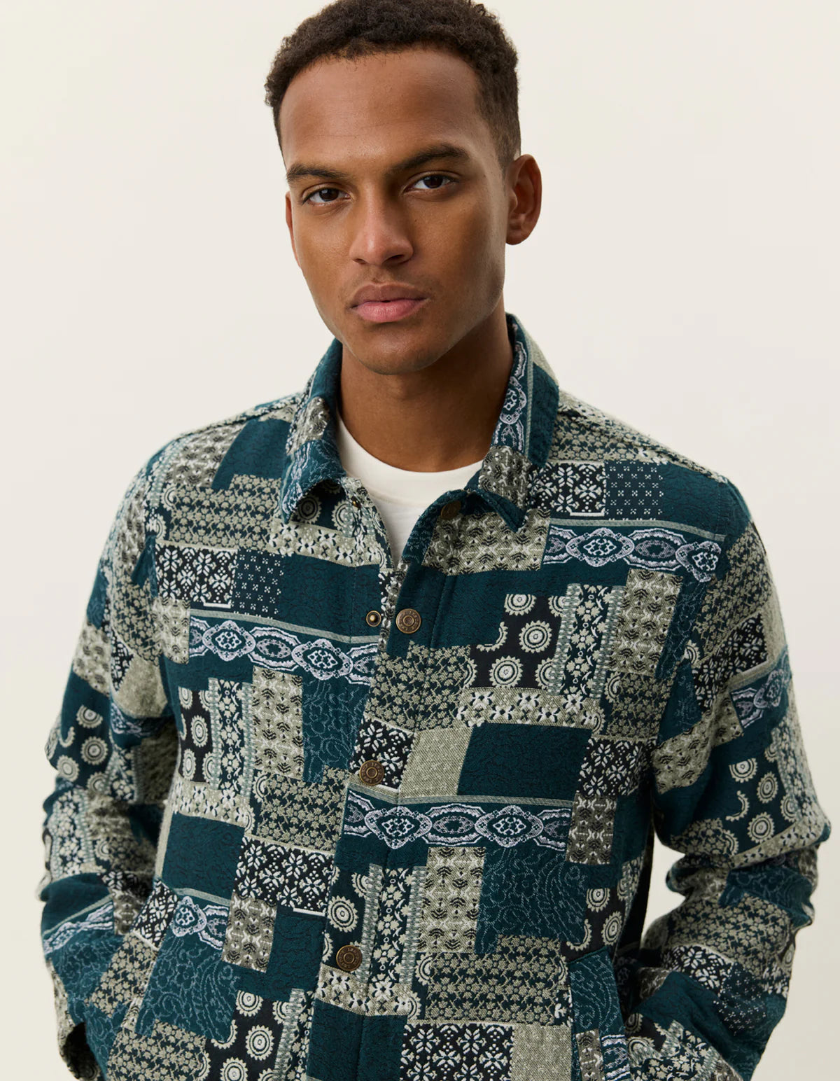 Ian Jacquard Coach Jacket