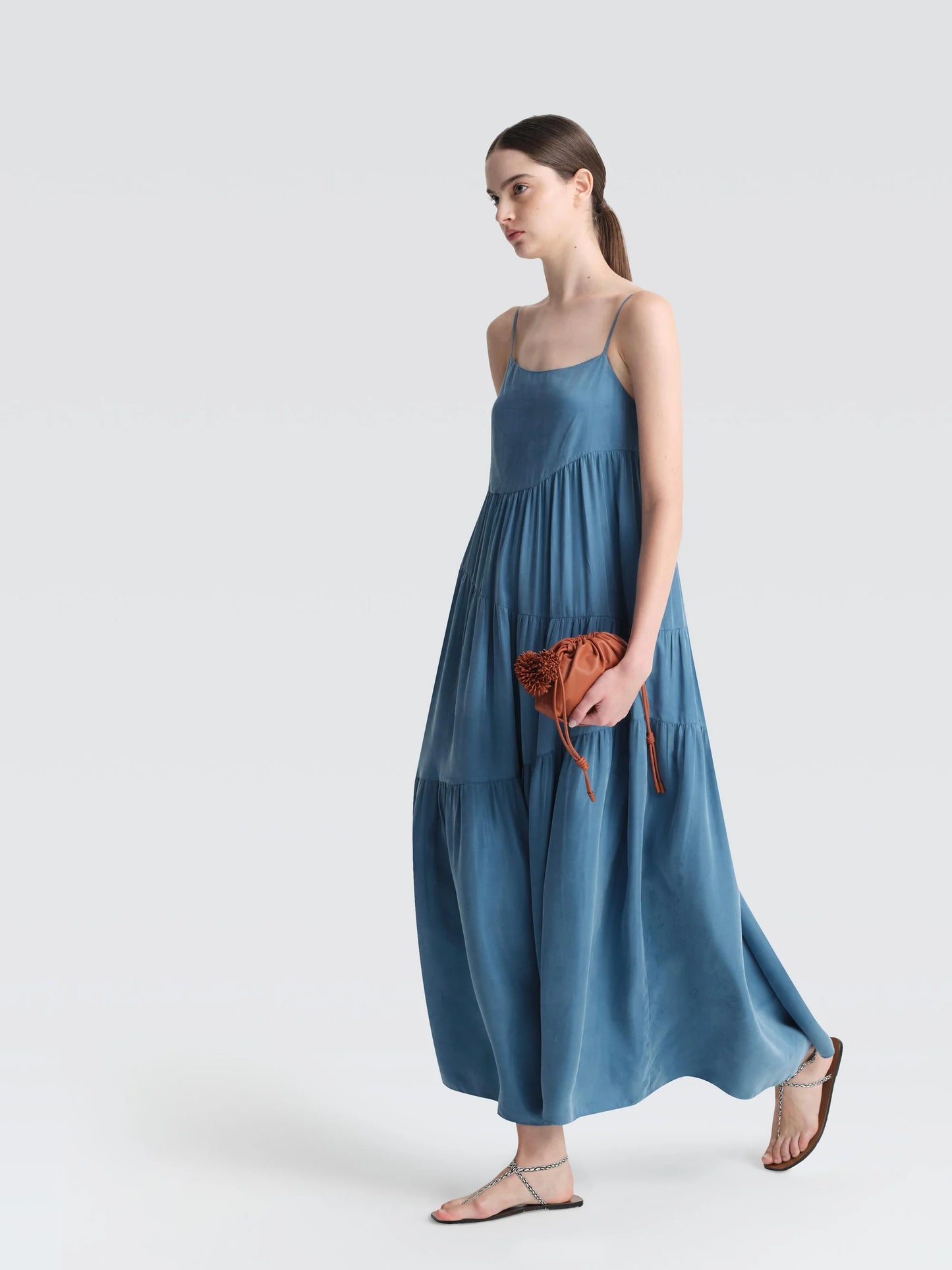 Rivera Cupro Maxi Dress
