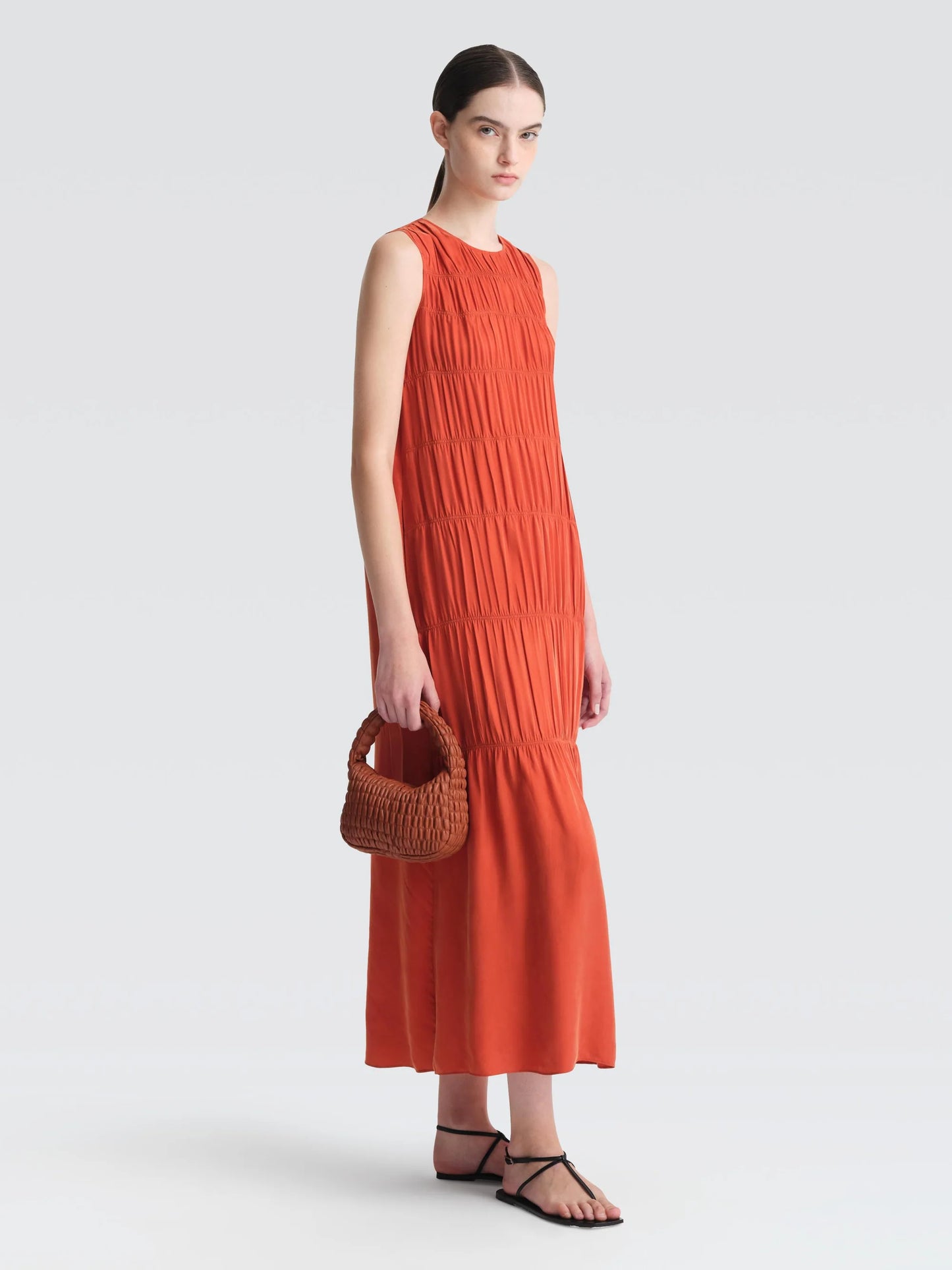 Sapporo Cupro Maxi Dress