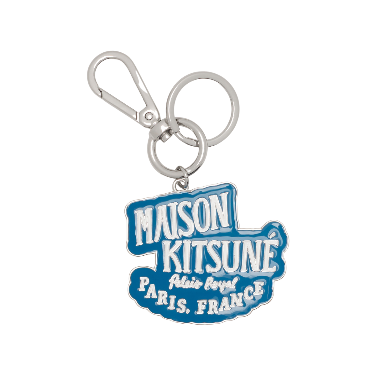 Maison Kitsune | accessories - Palais Royal Keyring Sapphire | kapok