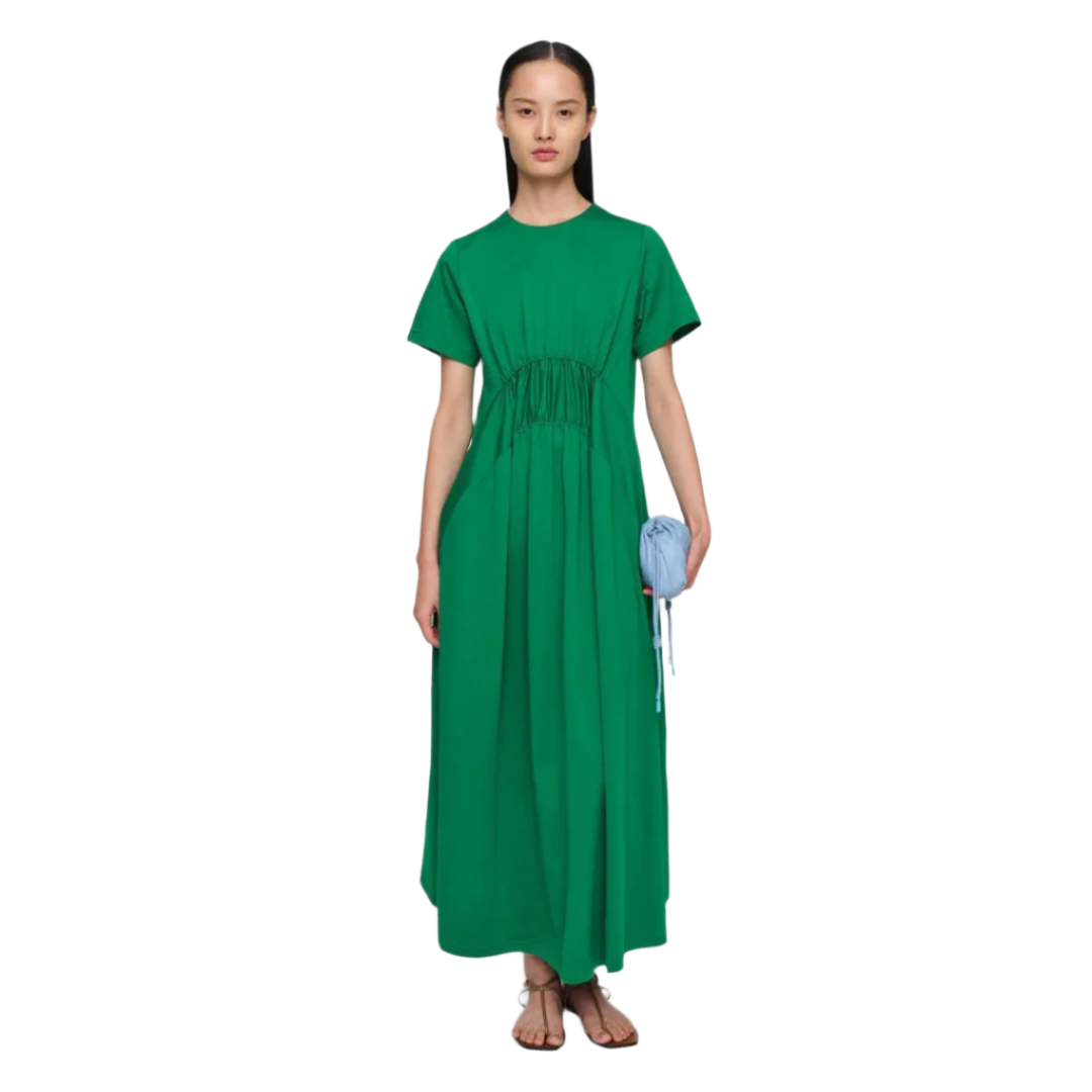 In Good Company | dress for women - Organic Ctn Jersey " Maggy" Dress Emerald | kapok In Good Company | dress for women - Organic Ctn Jersey " Maggy" Dress Emerald | kapok