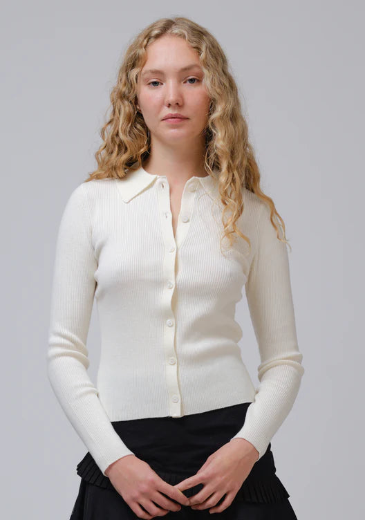 Stella Knitted Cardigan Rose Hand Embroidery