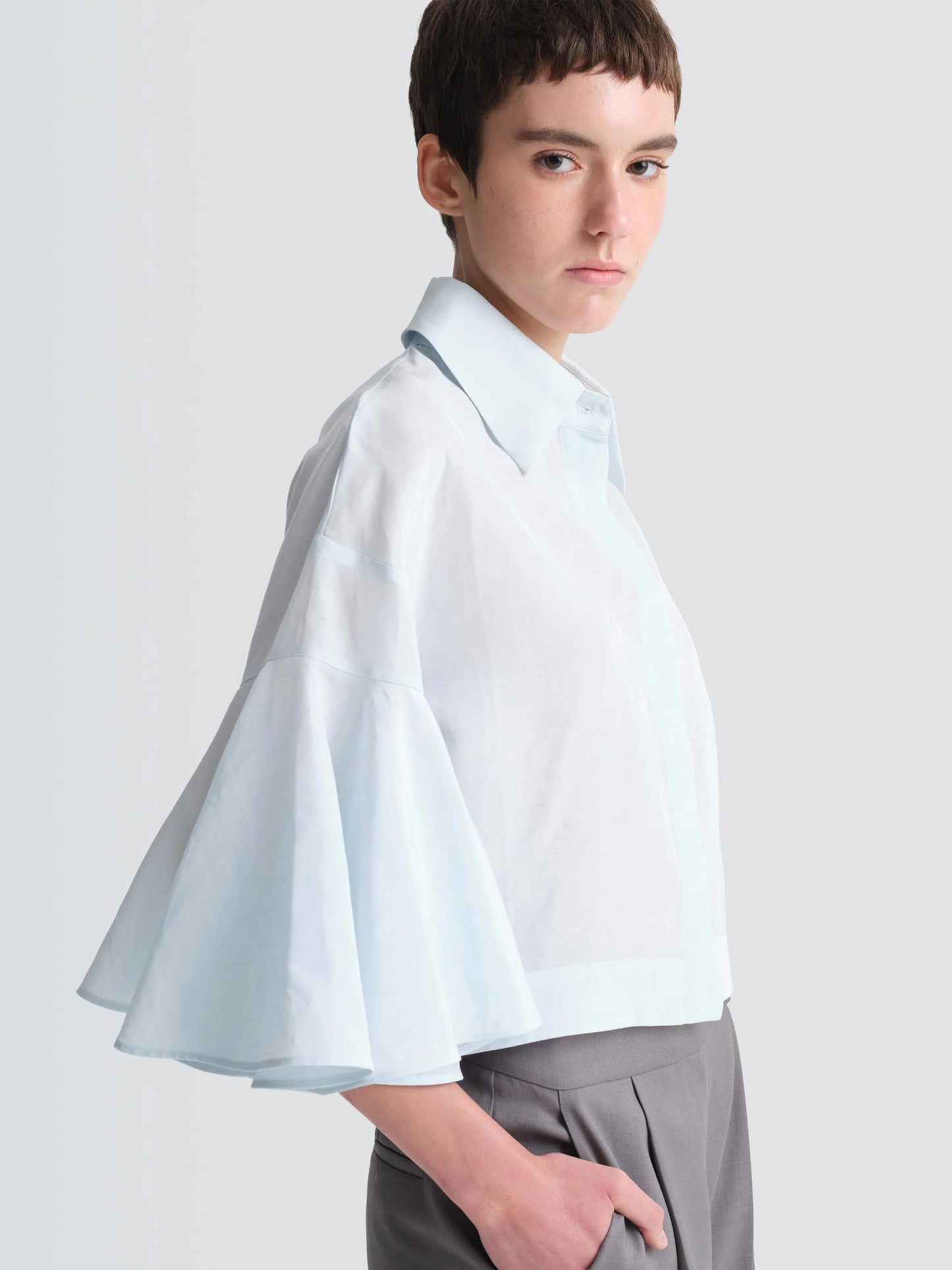 Paloma Linen Rayon Long Sleeve Shirt