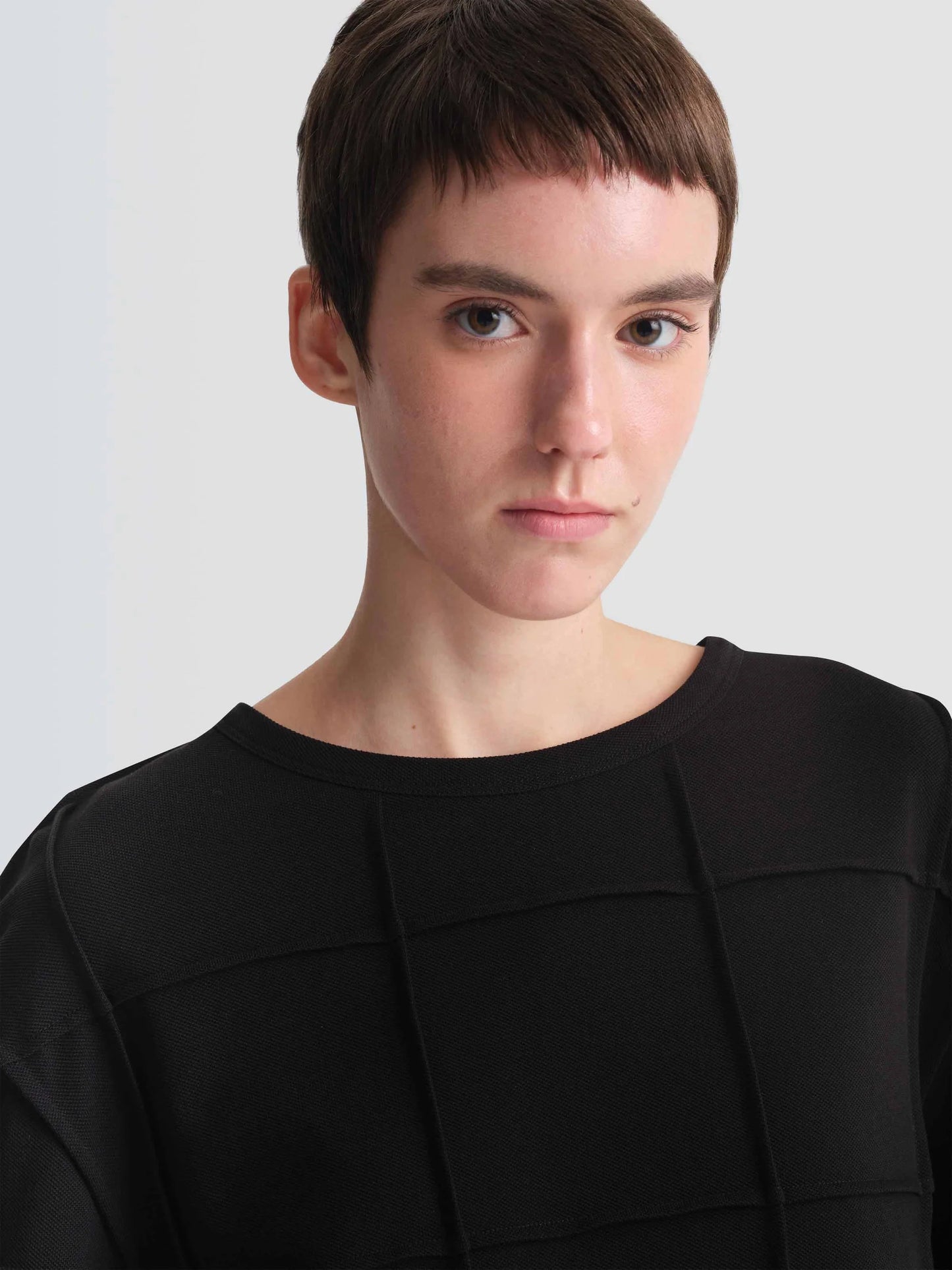 Ayumi Cotton Pique Long Sleeve T-Shirt