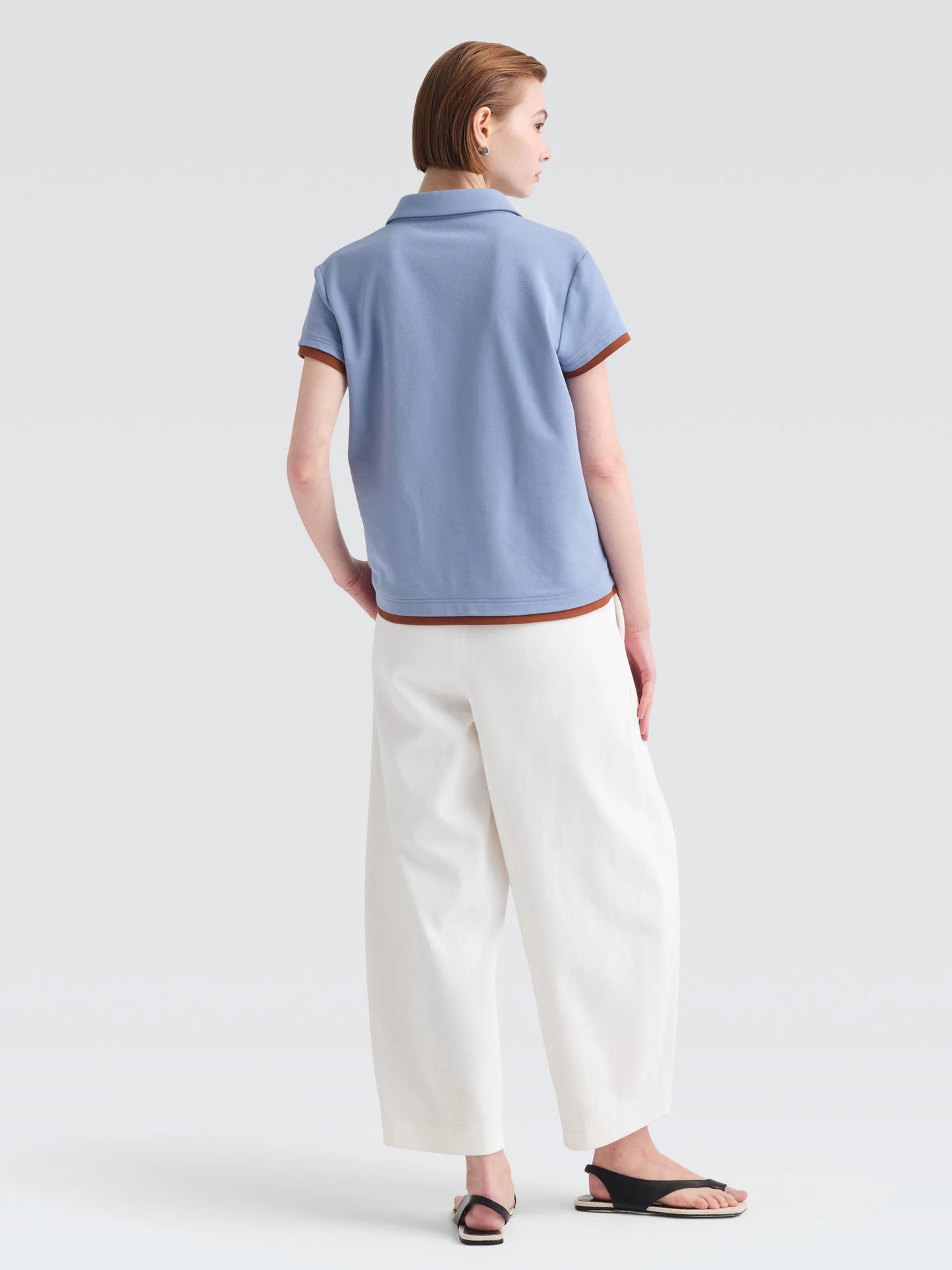 Cotton Pique "Warby" Top