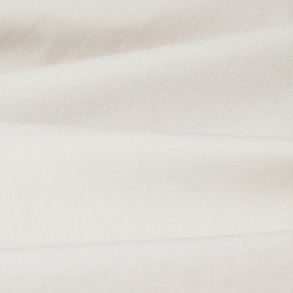 Off White Cotton Twill Milo Trouser