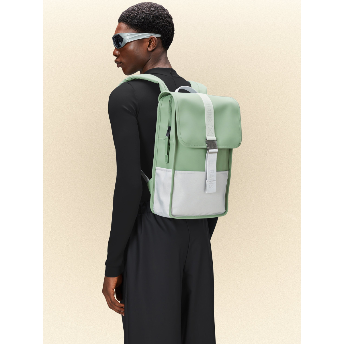 Rains bag for unisex Trail Backpack Mini W3 Haze kapok