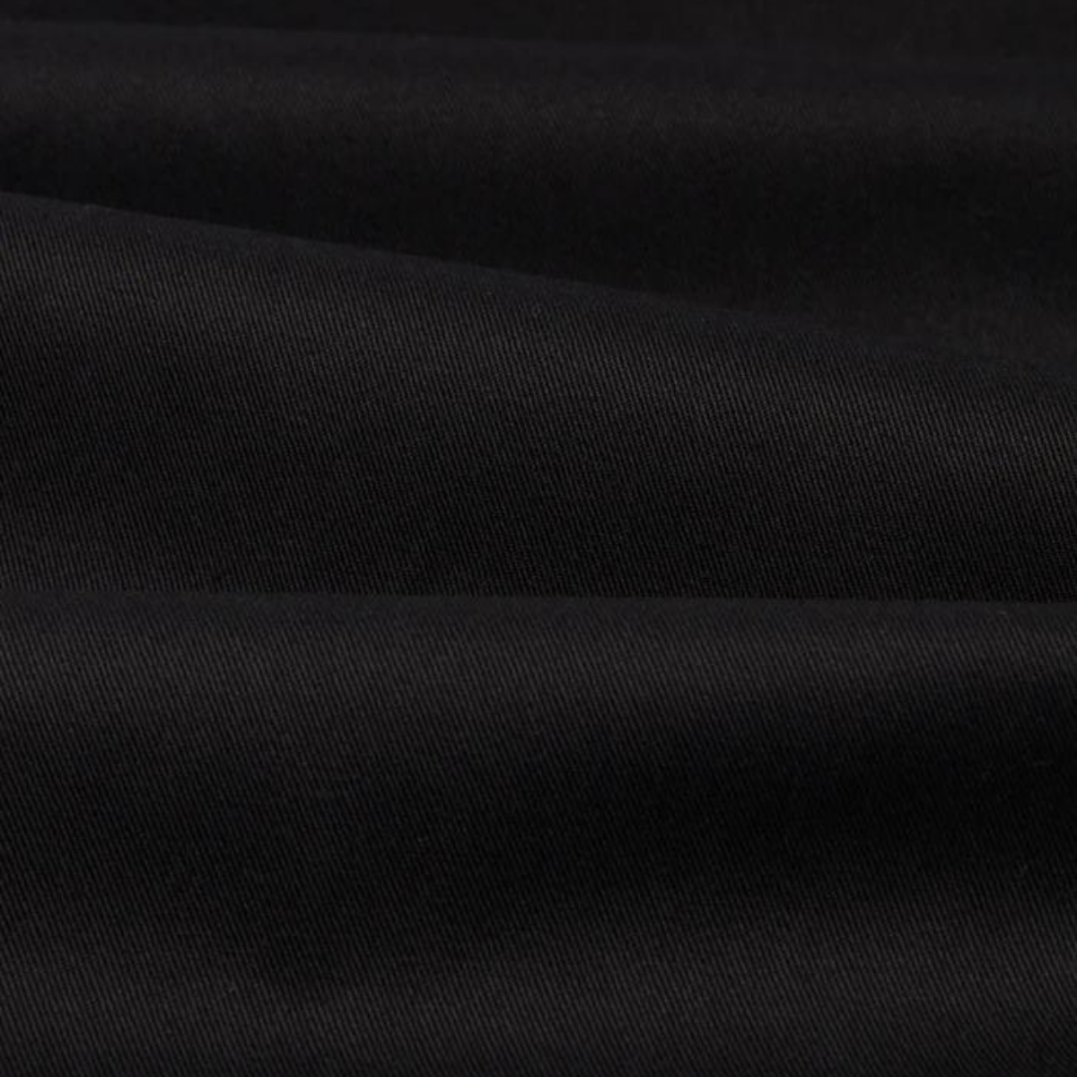 Black Cotton Twill Milo Trouser