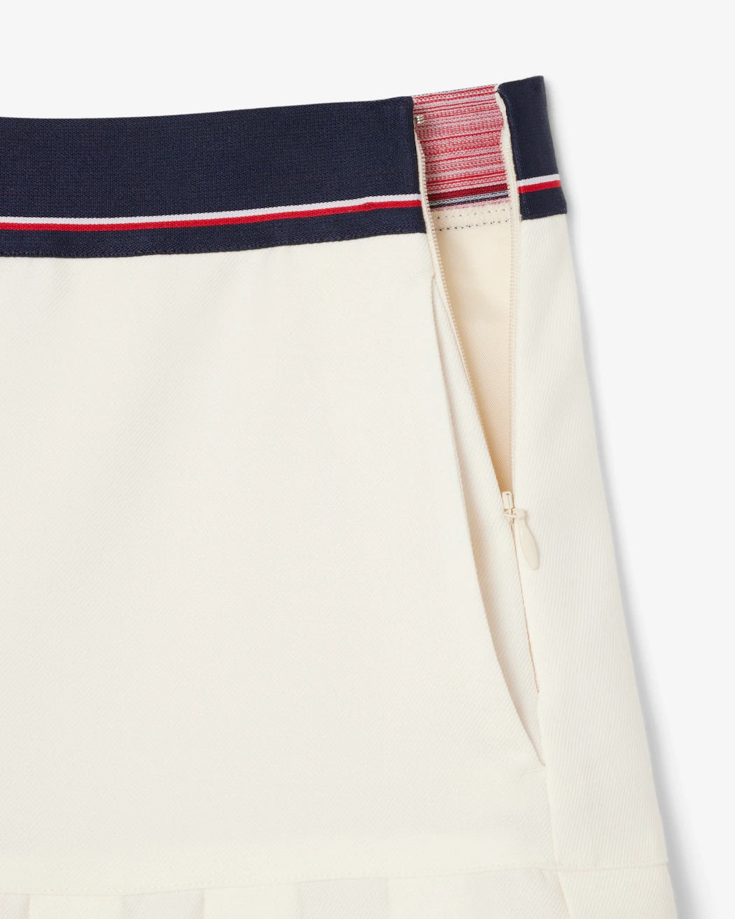 Women's Short Pleated Wool Blend Skirt