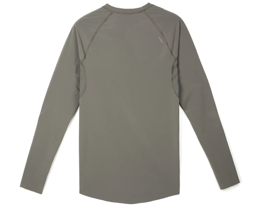 SATISFY l tops for men - CoffeeThermal Base Layer-Dark Natural l kapok