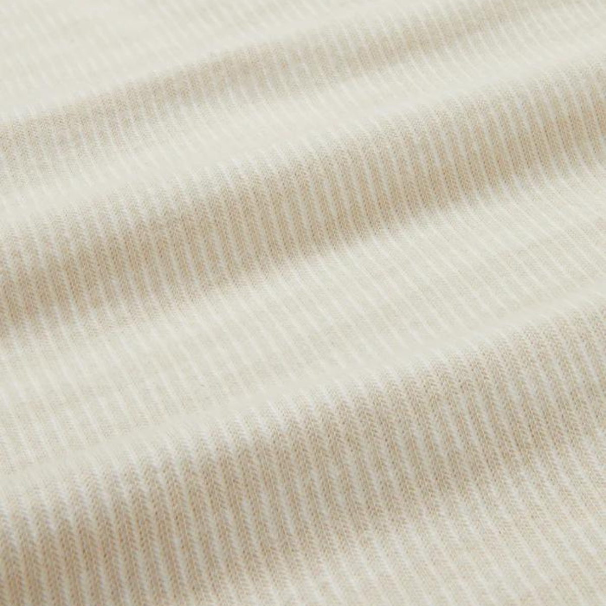 Ecru Tonal Stripe Dean Short Sleeve Tee