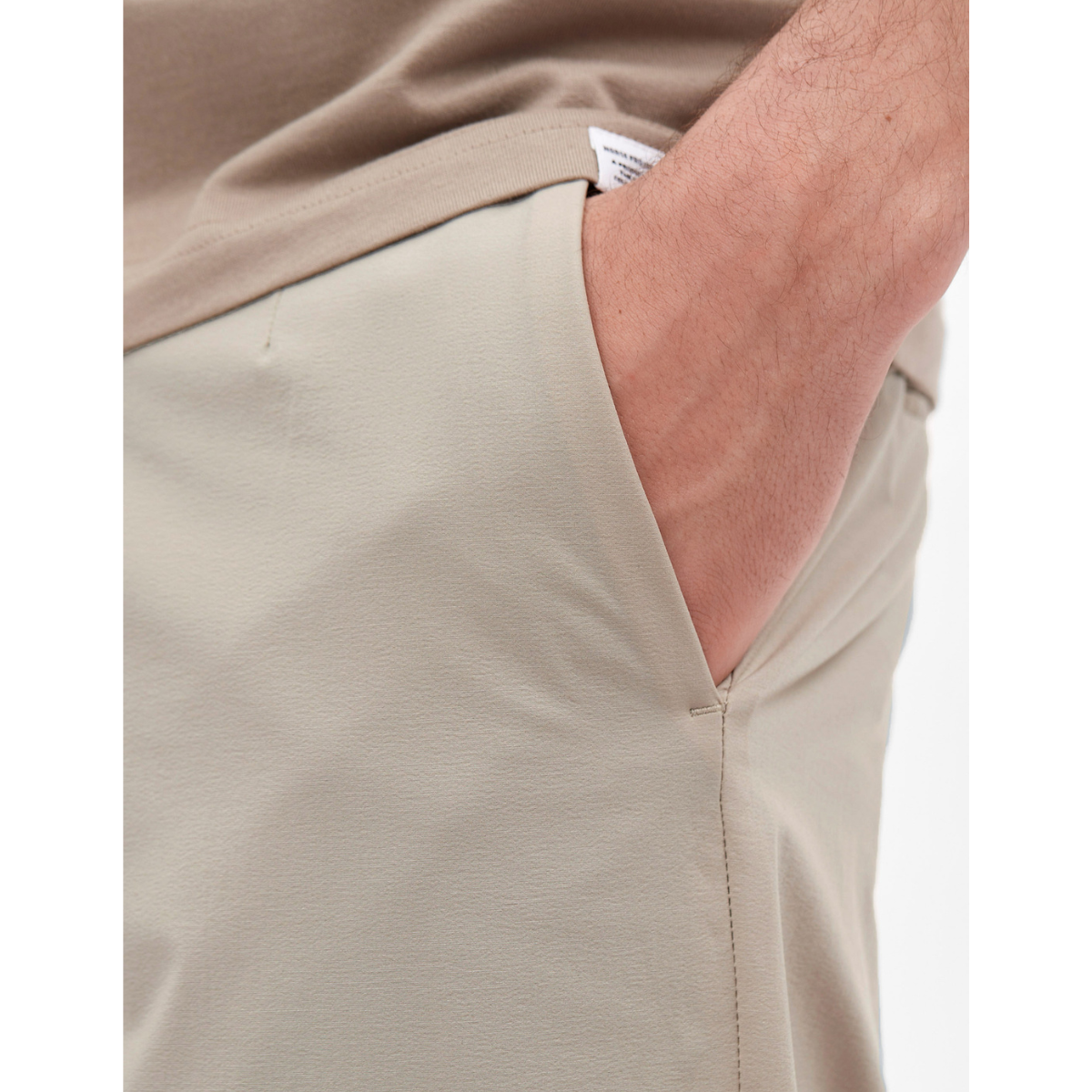 Light Khaki Aaren Travel Light Trousers