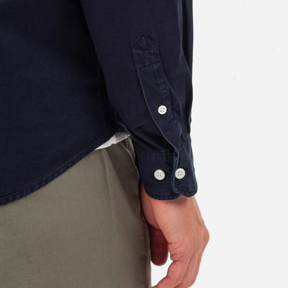 Dark Navy Anton Light Twill Shirt