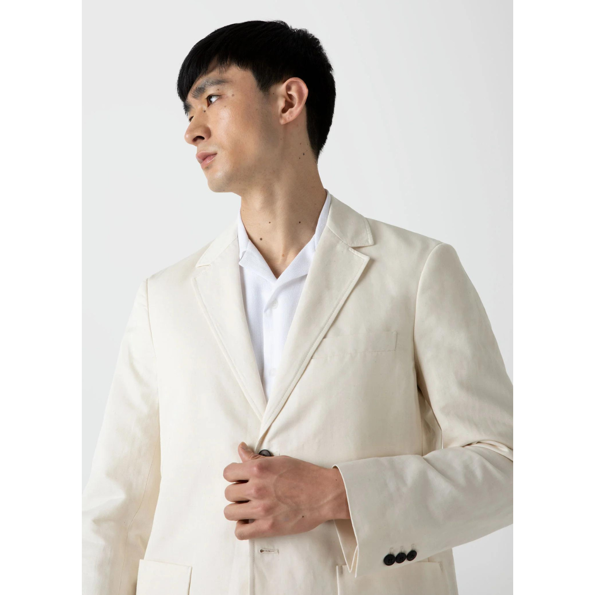 Unstructured Blazer Undyed