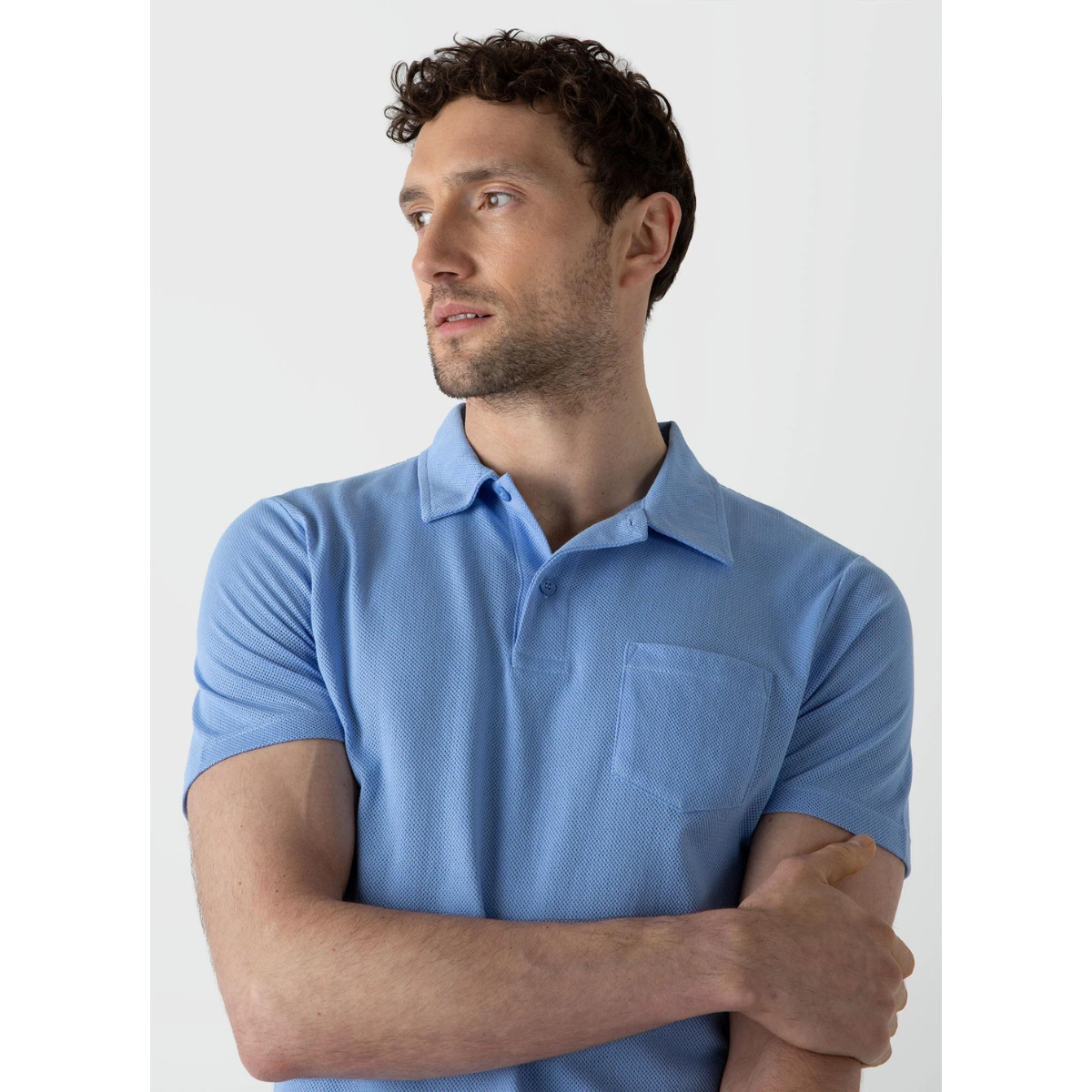 Riviera Polo Shirt Cool Blue