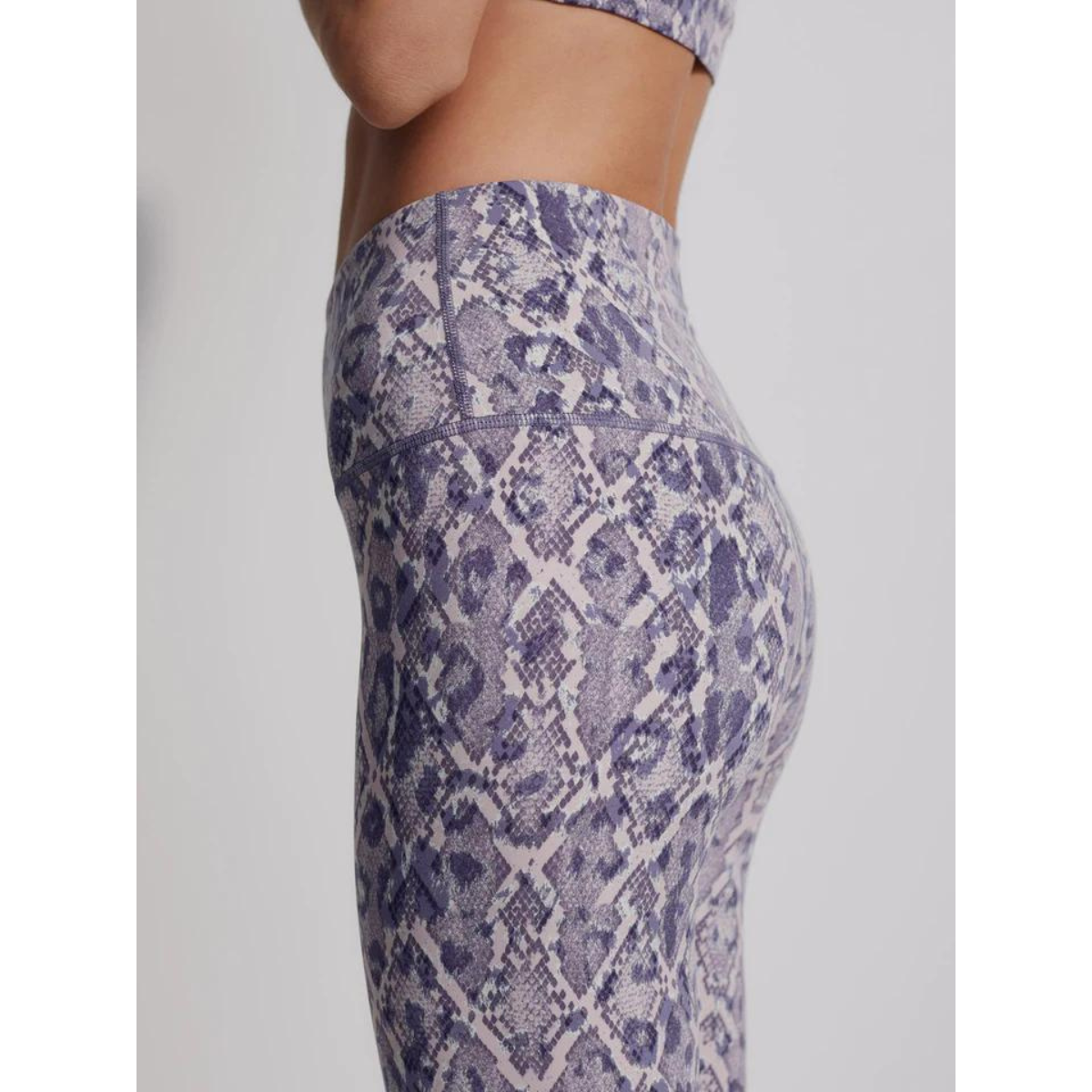 Blue Mix Lace Snake High Rise Legging 25