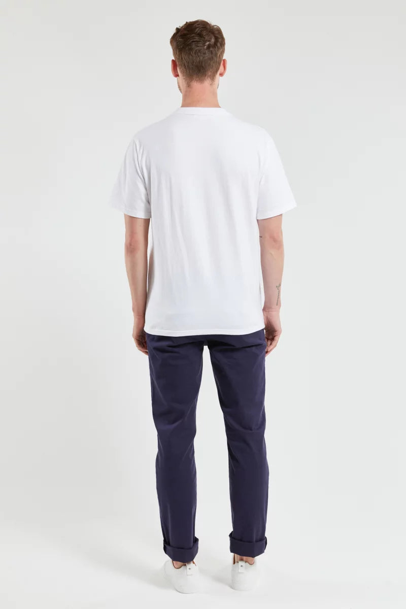 White Heritage Organic Cotton Short Sleeve T-Shirt