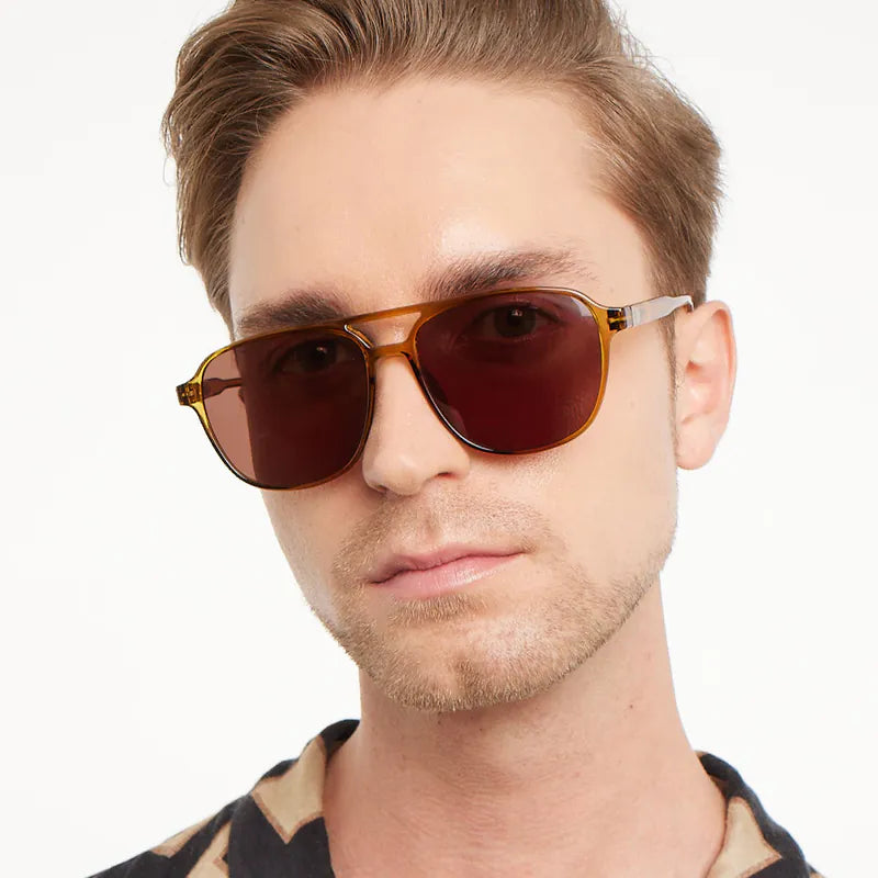 Brad Glossy Ecru Olive Sun