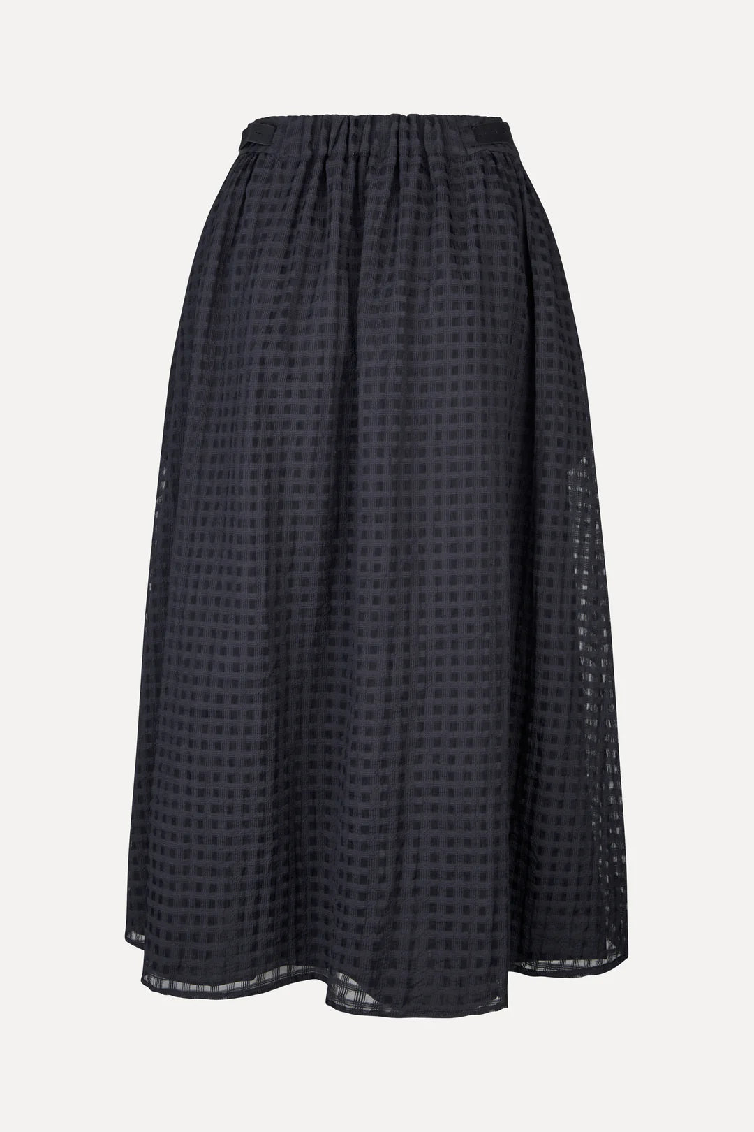 2069 Adjustable Waist Voluminous Midi Skirt