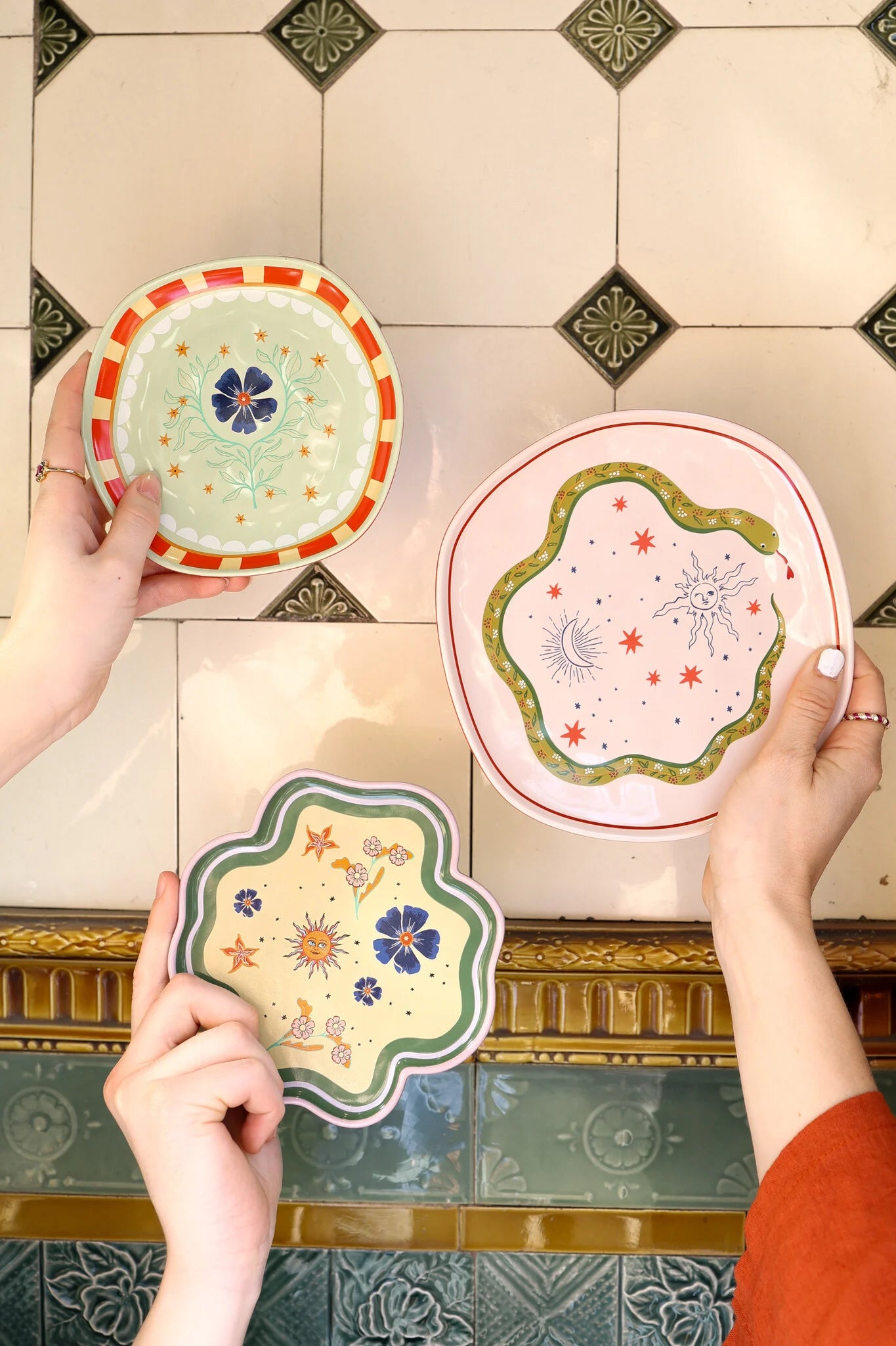 Serving Plate Lucky Clover