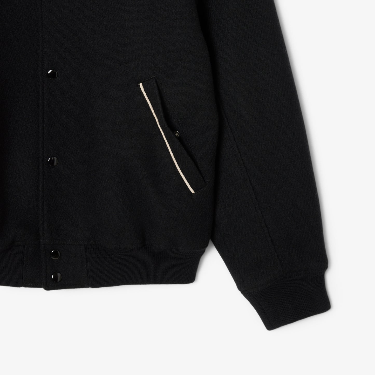 Wool Jacket With Back Logo