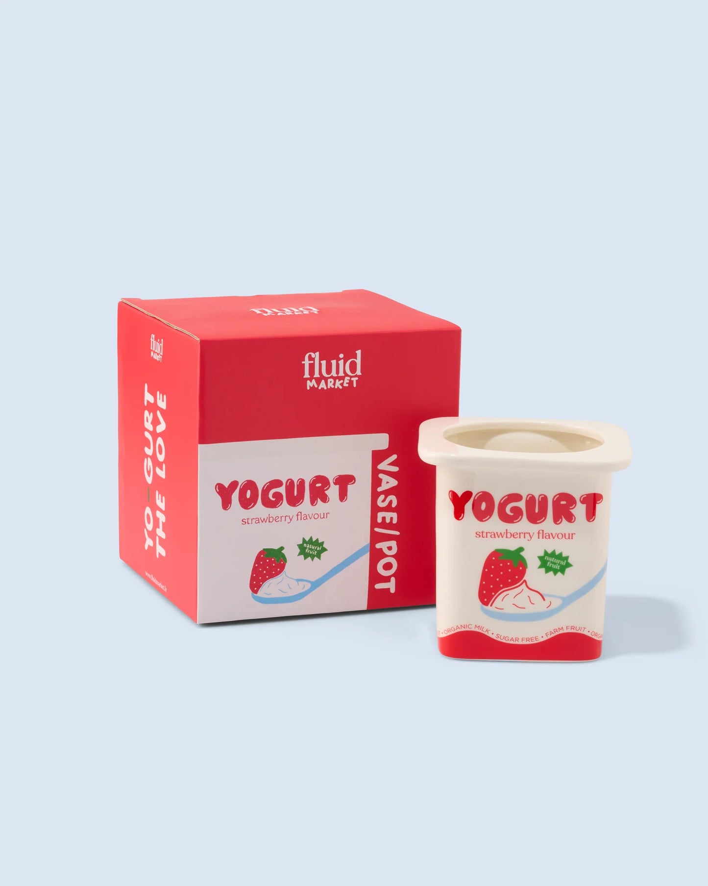 Vase Yoghurt Strawberry