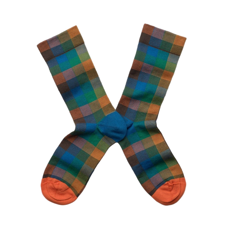 Chaussette Carreaux Mykonos