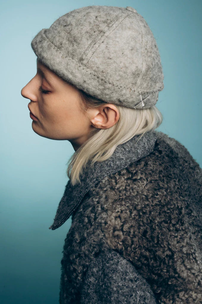 Miki Artisanal Wool Felt Grey