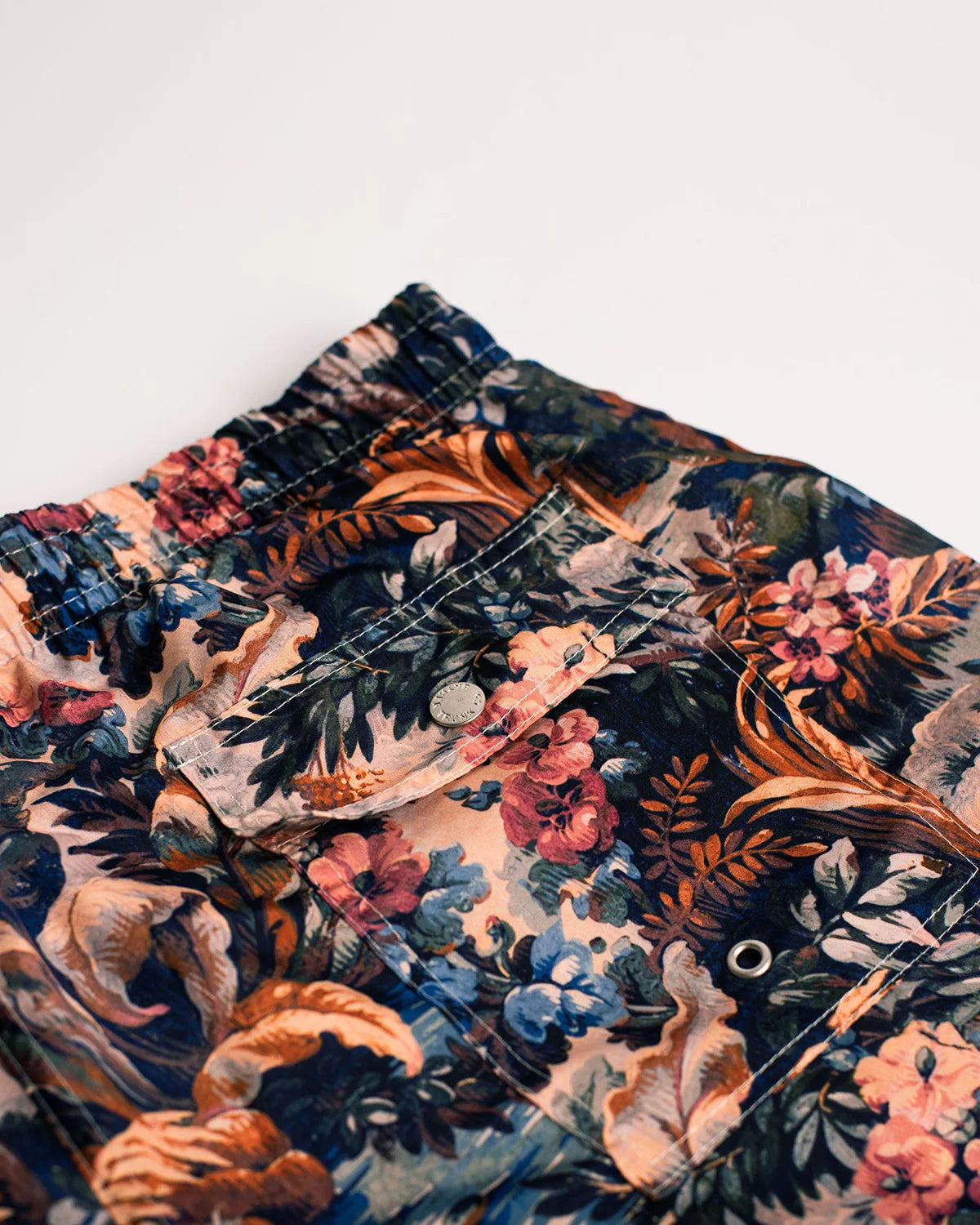 Blue Forest Swim Trunk