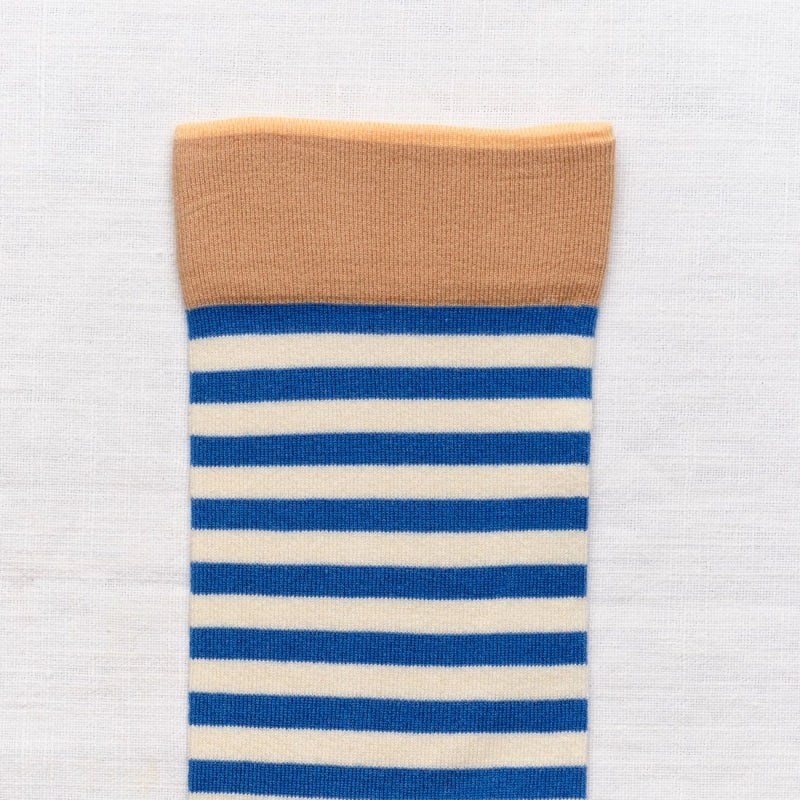 Chaussettes Rayures Cobalt