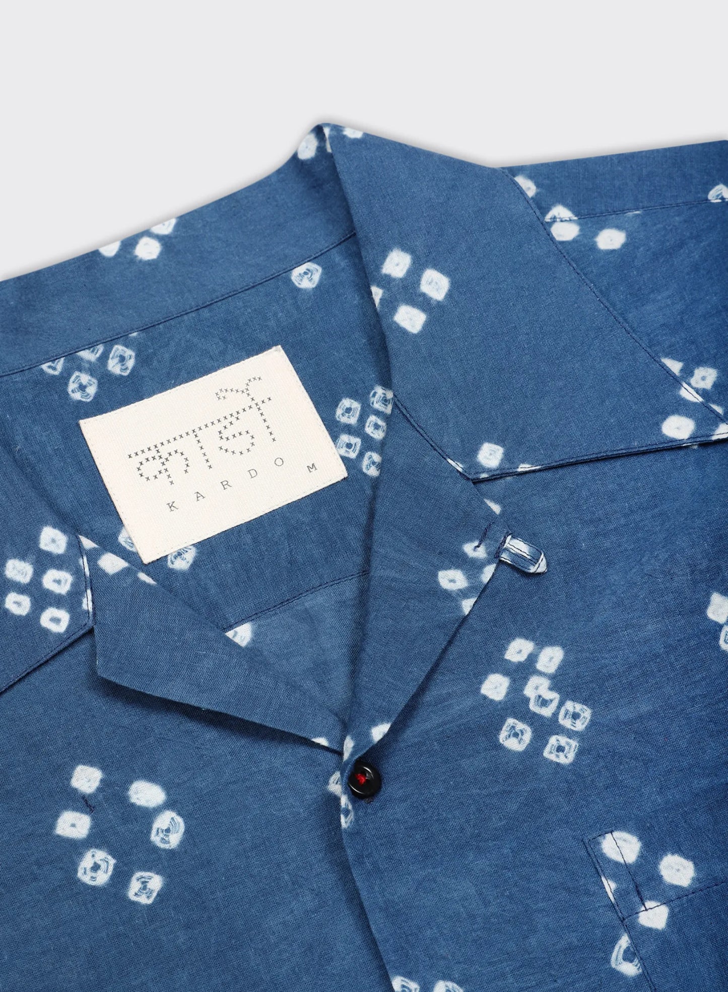 Boxy Oversized Vintage Camp Collar Shirt