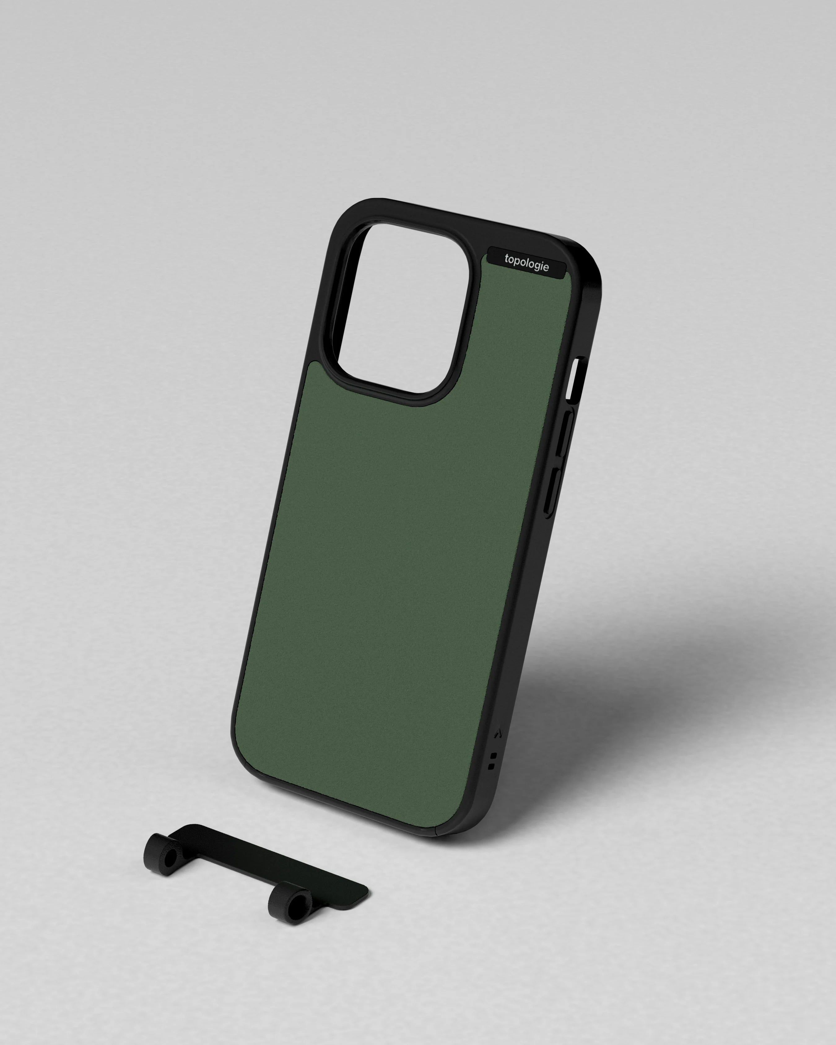 Phone Cases Bump Matte Black Army iPhone 15