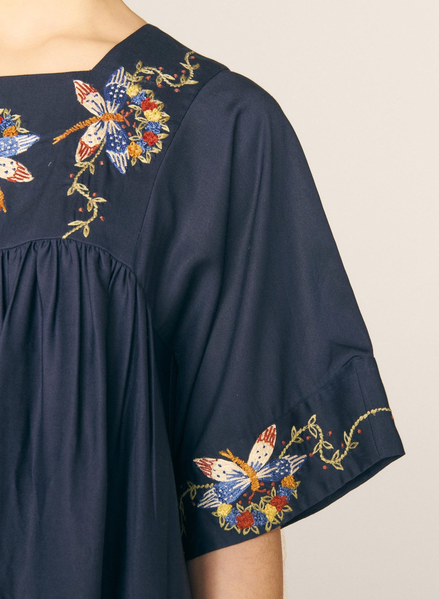 Navy Petite Paloma Dress