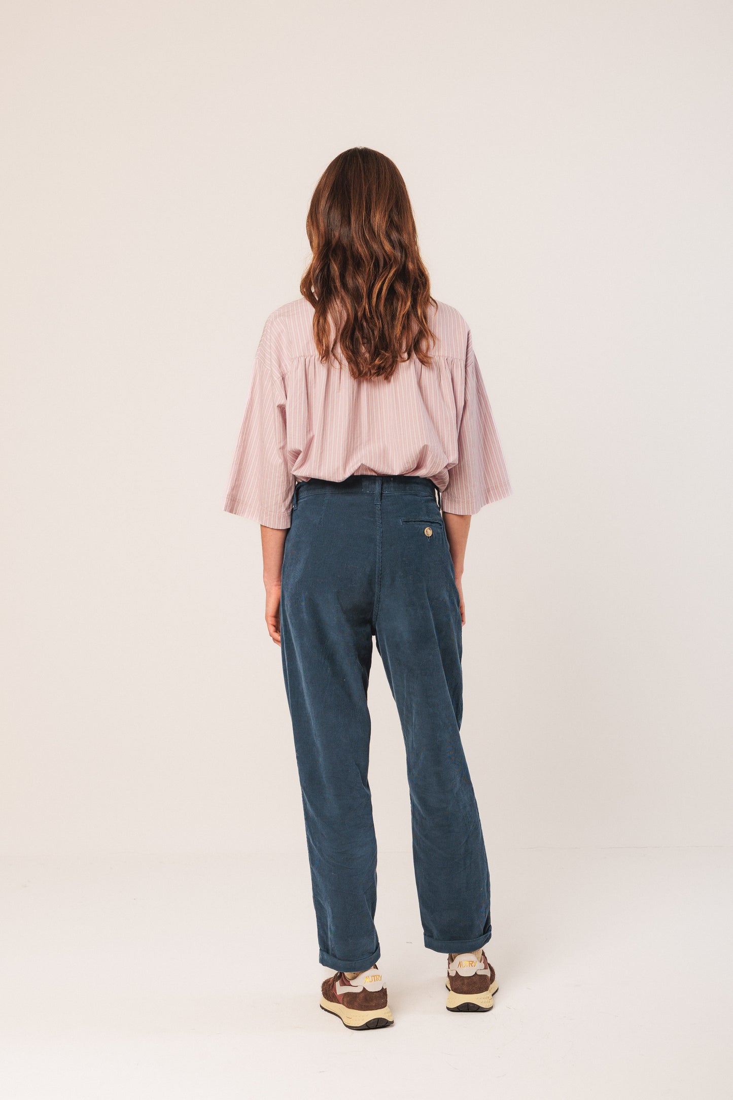 CORDUROY CARROT PANTS