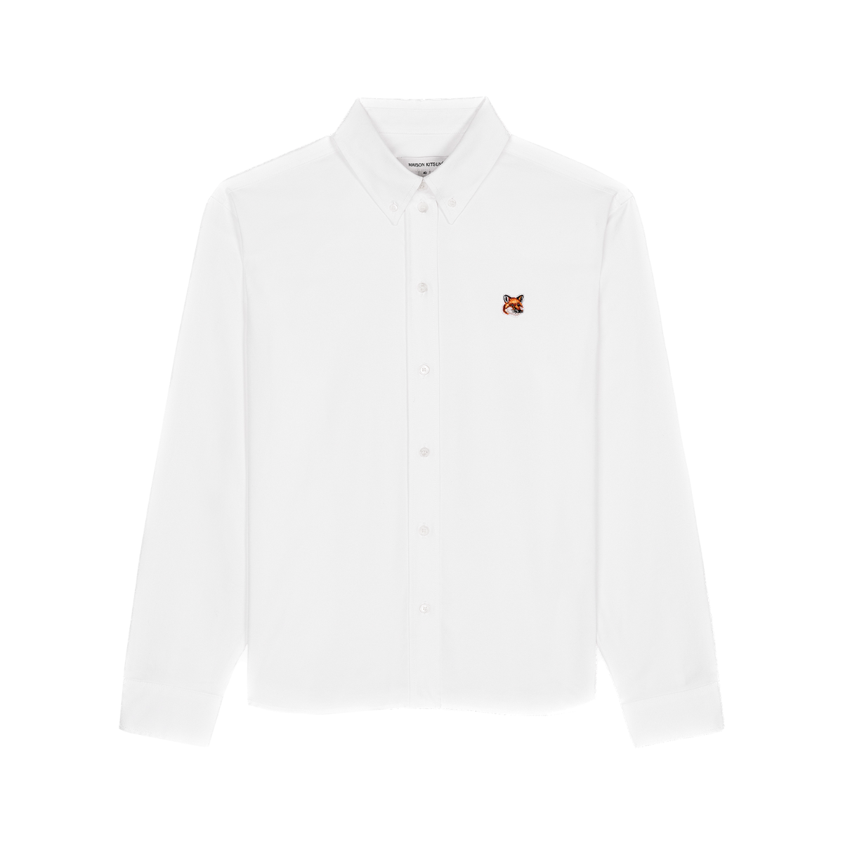 Maison Kitsune | shirts for women - Button-Down With Institutional