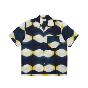 Camp Shirt Navy/Yellow