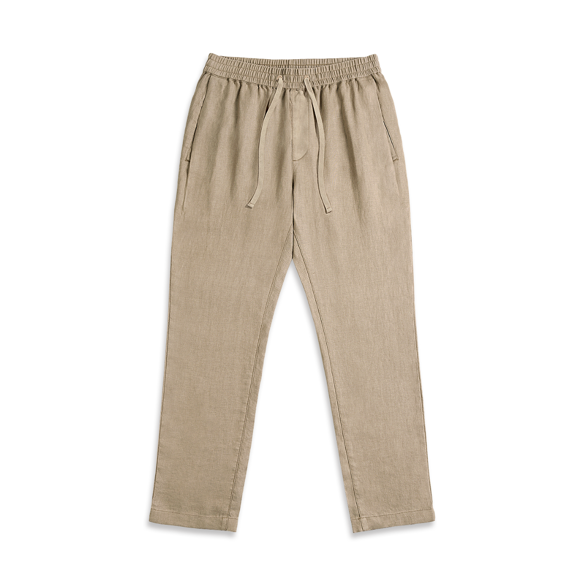trousers for men Ward Linen Pants Khaki kapok - Main Image