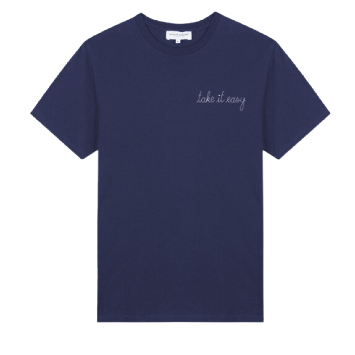 Take It Easy Organic Cotton T-Shirt Navy
