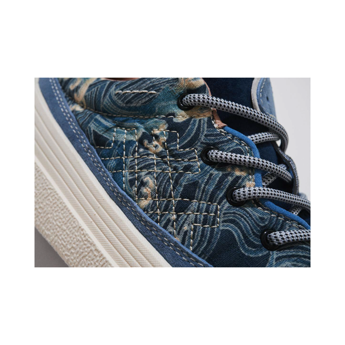 Suede Wawes Cotton Sneakers