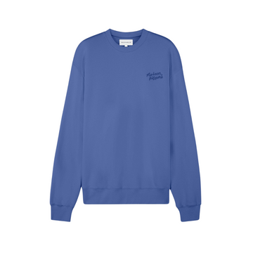 Maison Kitsune Handwriting Comfort Sweatshirt Storm Blue (Men)