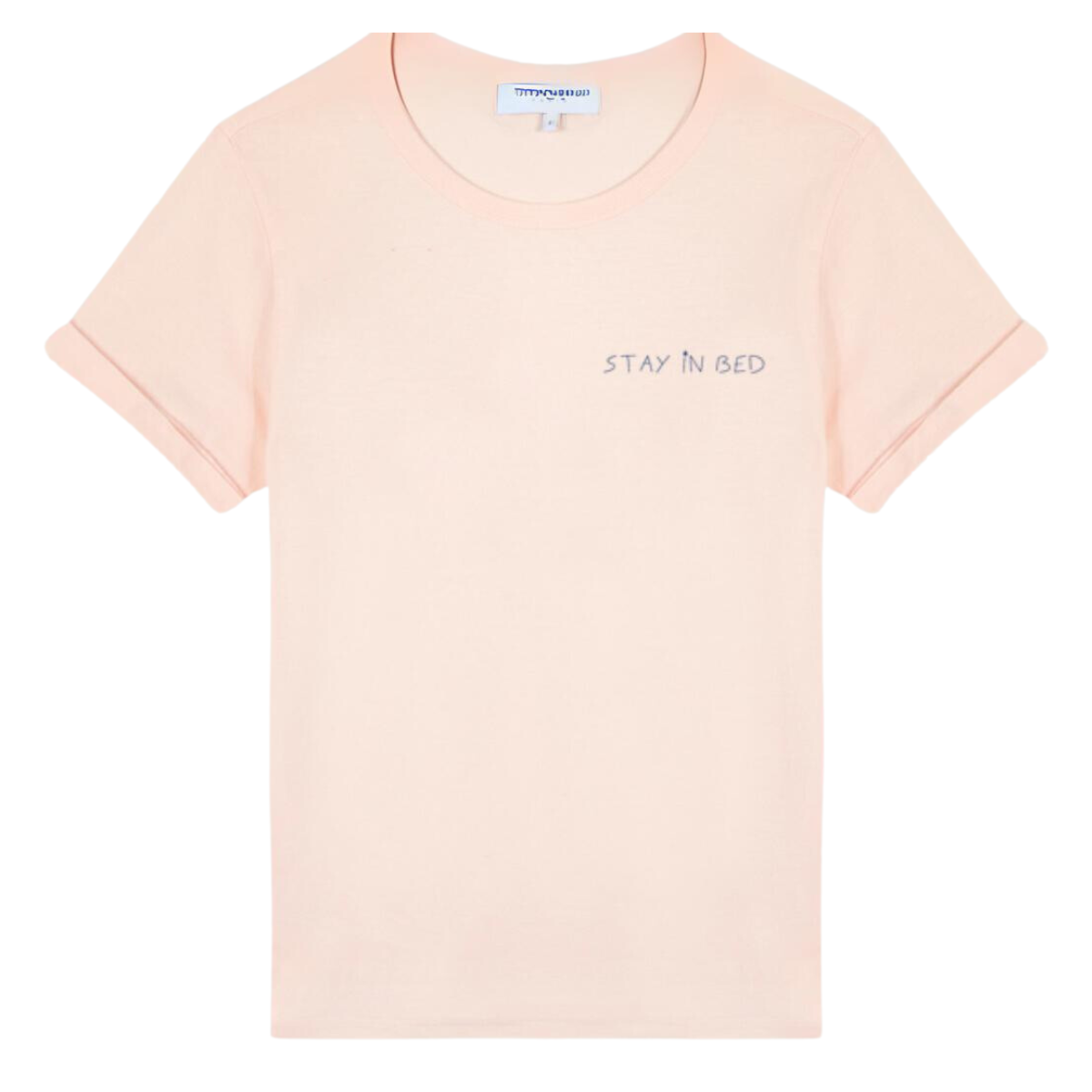 Stay In Bed Organic Cotton T-Shirt Abricot