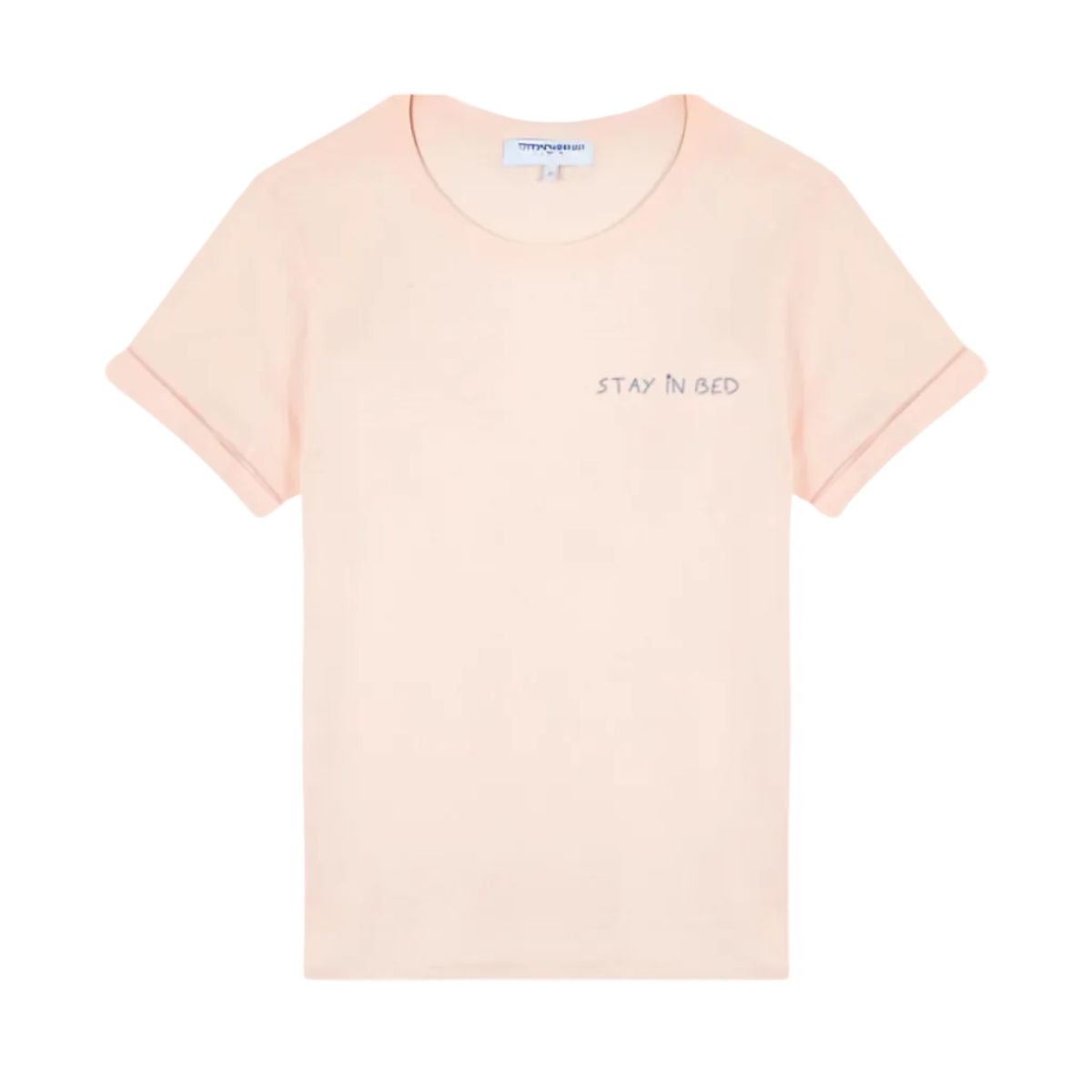 Stay In Bed Organic Cotton T-Shirt Abricot