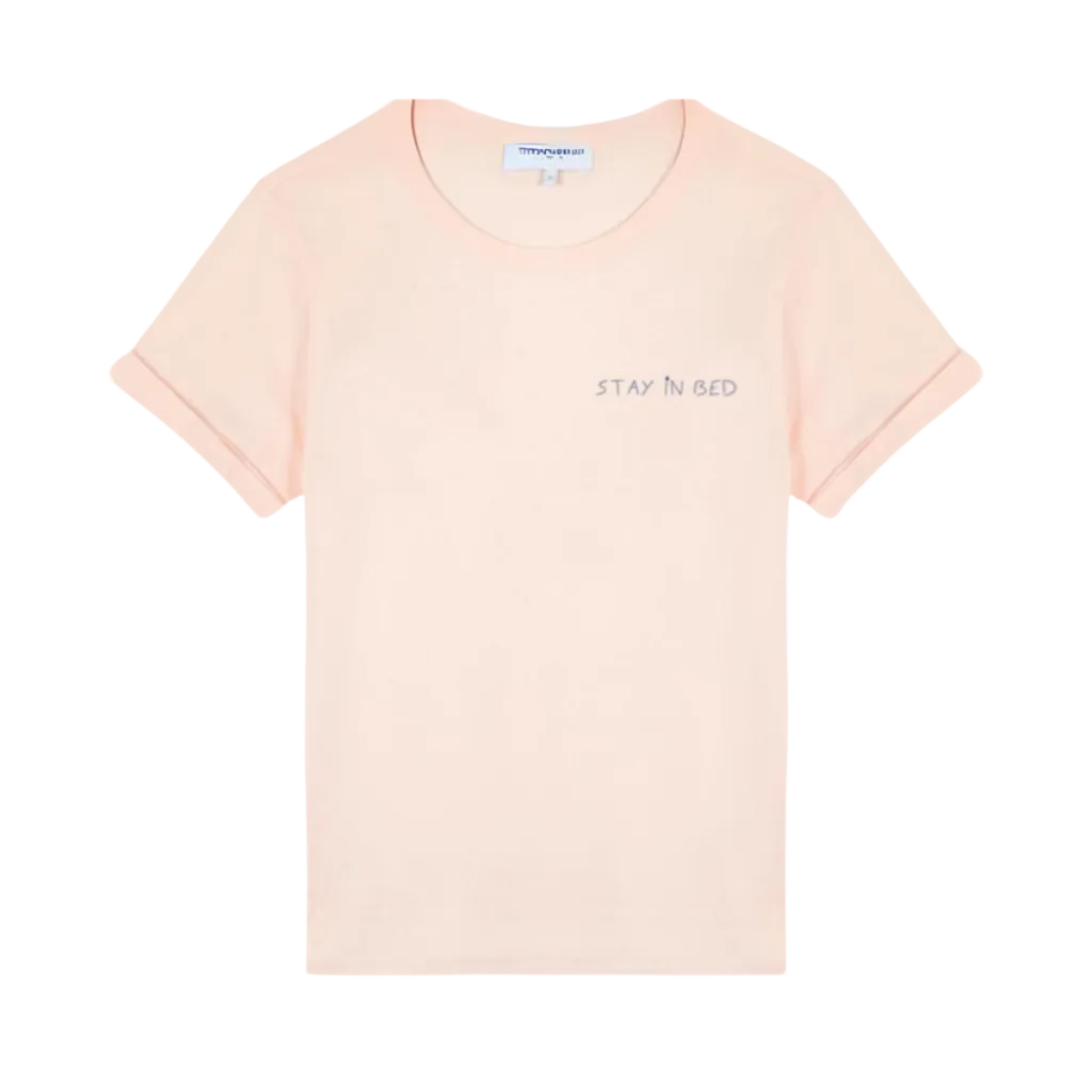 Stay In Bed Organic Cotton T-Shirt Abricot