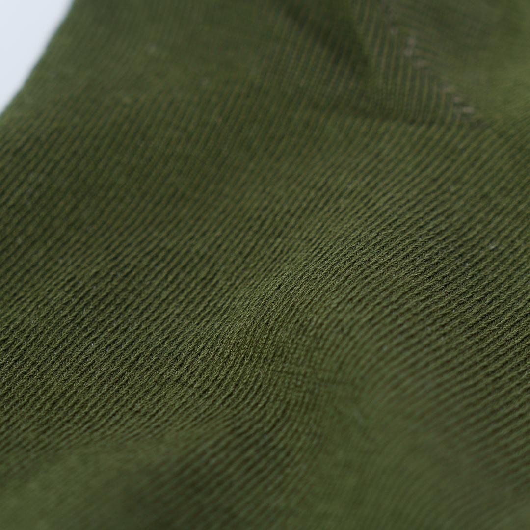 Chaussette Uni Vert De Gris