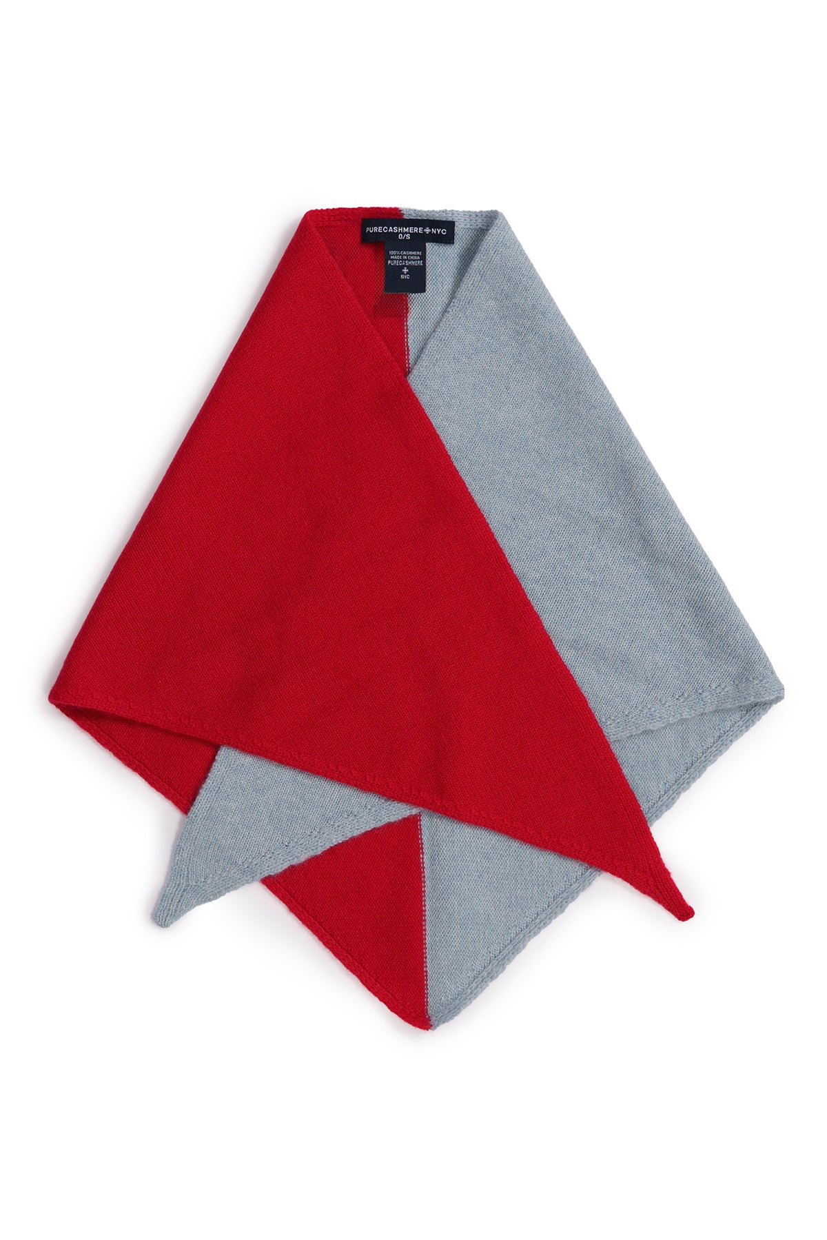 Colorblock Triangle Scarf
