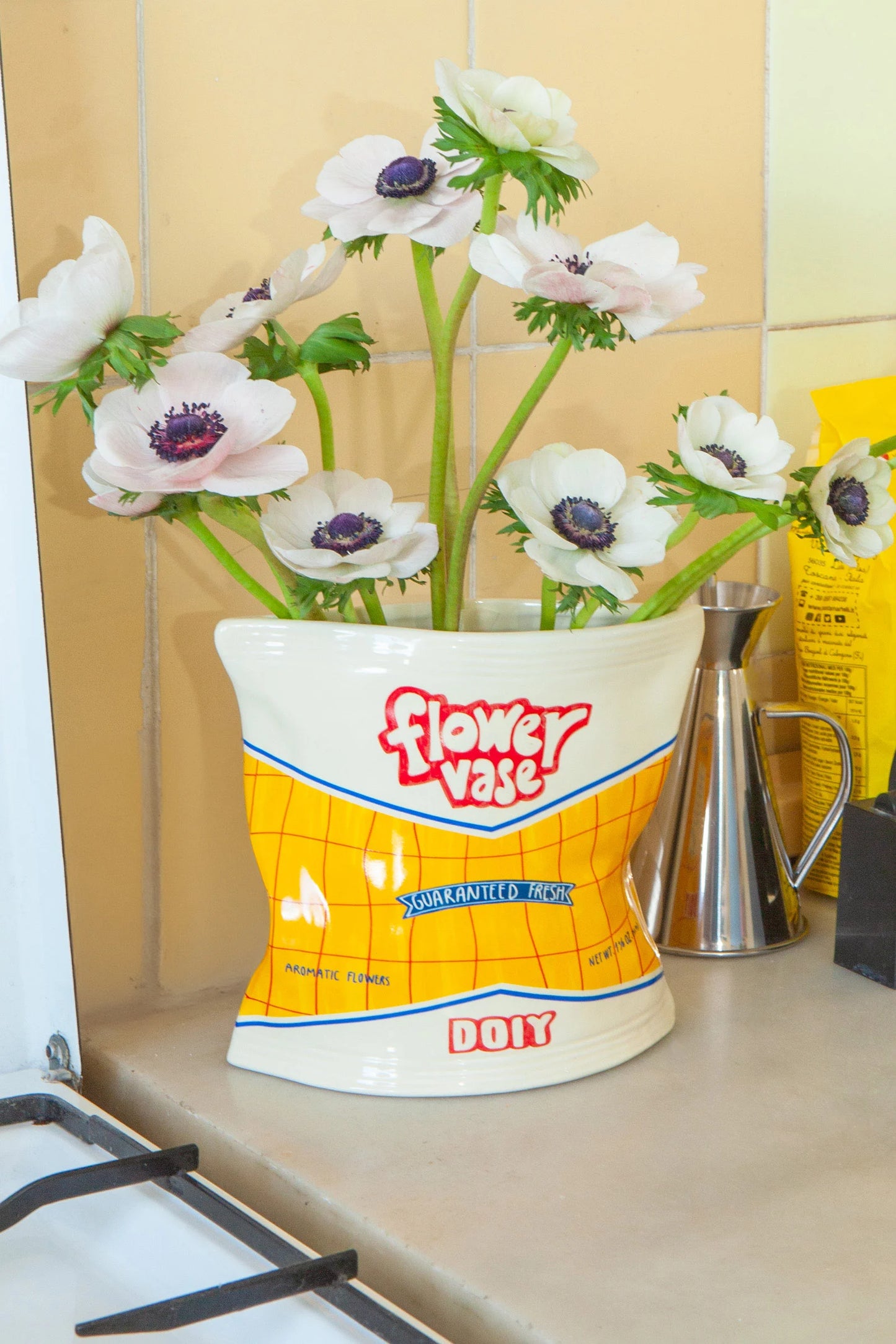 Corner Shop Chips Bag Vase