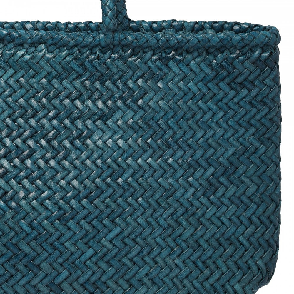 Small Grace Basket Woven Shoulder Bag