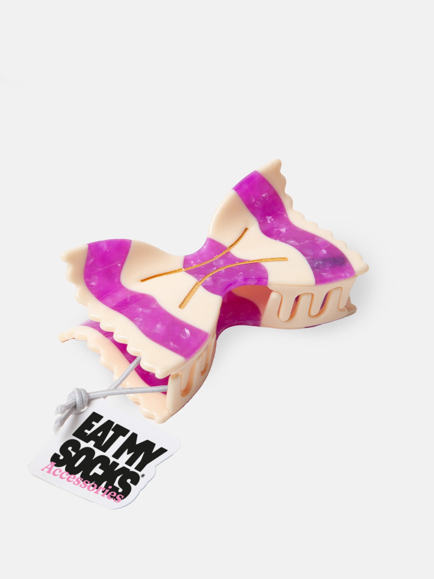 Hair Claws Farfalle Pu